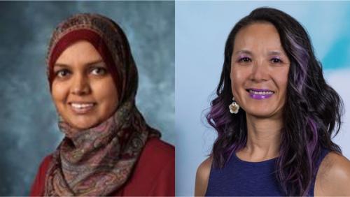 Drs. Aisha Ahmed and Elena Hsieh.